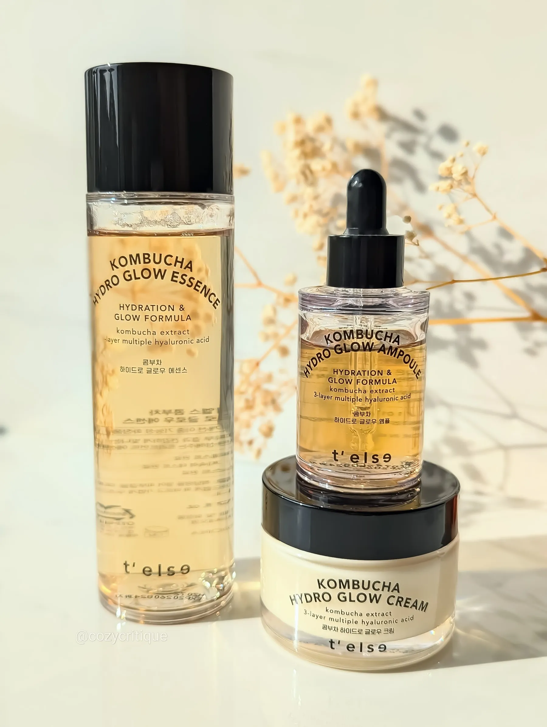 T'else Kombucha Hydro Glow skincare line