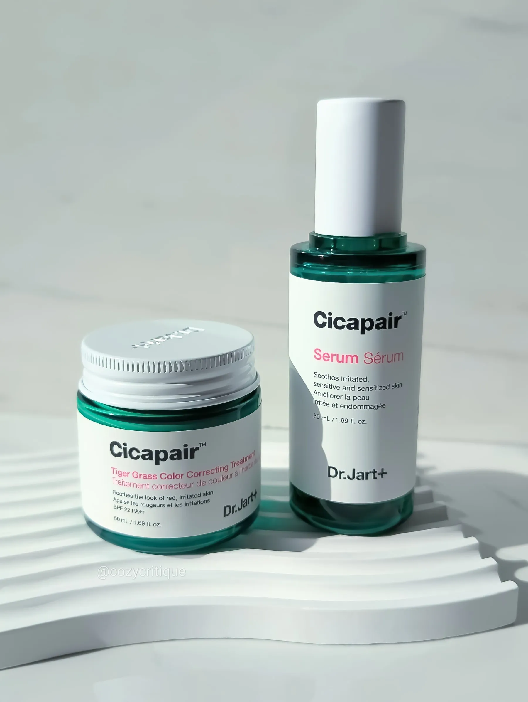 Products from the Dr. Jart+ Cicapair collection